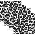 thumbnail image 5 of GZHJMY Leopard Cloth Napkins Set of 4, Reusable Washable Polyester Dinner Napkins for Family, Restaurant, Wedding, Party Decor 20 x 20 Inch, 5 of 7