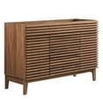 thumbnail image 2 of Modway Render 48" Single Sink Compatible (not included) Bathroom Vanity Cabinet in Walnut, 2 of 10