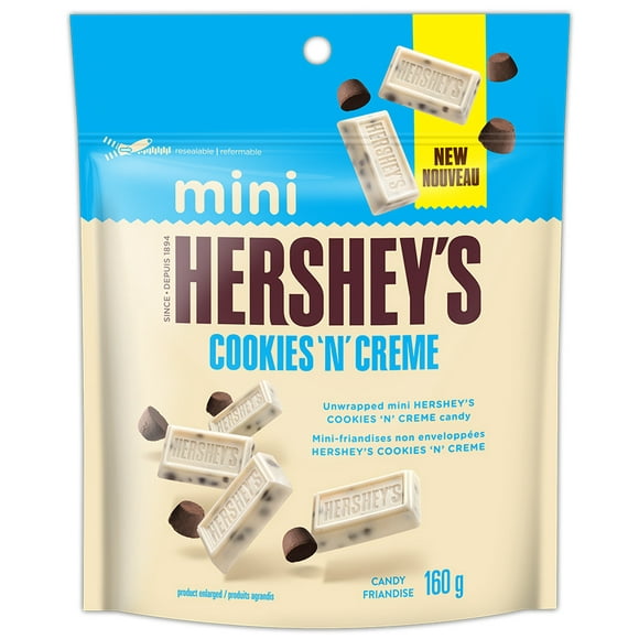 Mini HERSHEY'S COOKIES 'N' CREME candy, Mini HERSHEY'S COOKIES 'N' CREME candy 160g 1x12