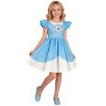 thumbnail image 5 of LumiFest Princess Dress for G'irl's Halloween Cosplay Costume Birthday Party Fancy Dress up 3-12 Y, 5 of 12