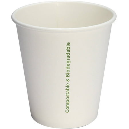 Genuine Joe Compostable Paper Cups, 10 oz, 1000 count,
