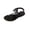 Black, variant on Womens Flat Thong Sandals Rhinestone T Strap Shoes Bow Detail Elastic Slingback Summer Casual Walking Footwear