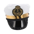 thumbnail image 1 of Halloween Captain Funny Headgear Pet Party Hat Cosplay Props for Cat Dog Puppy (Button Random Color), 1 of 8