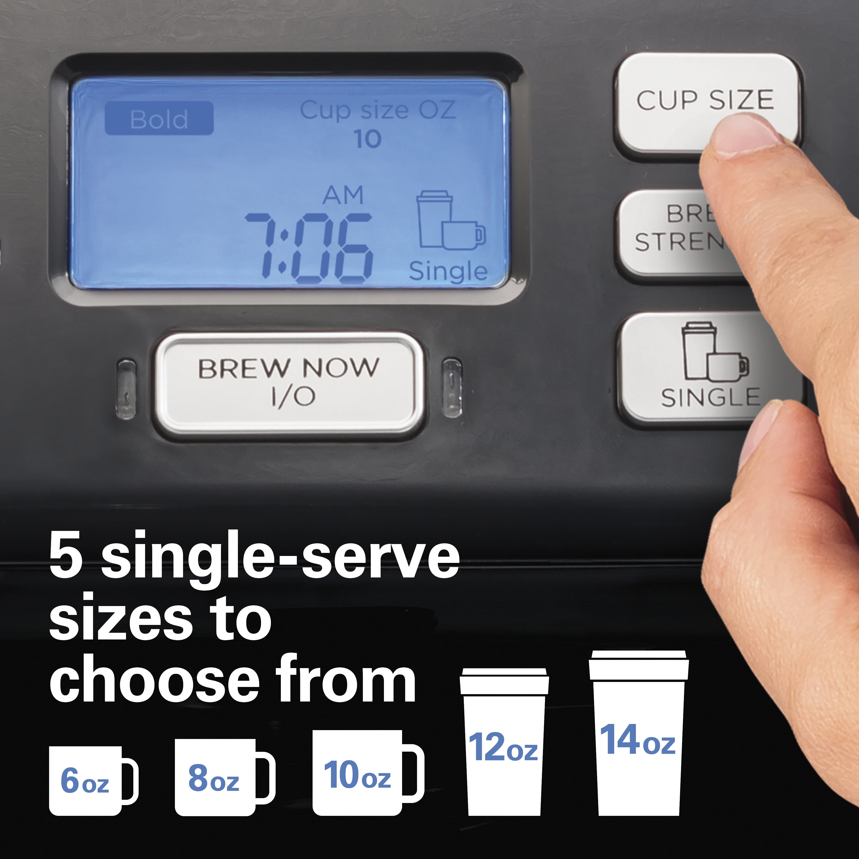 Hamilton Beach FlexBrew Trio Coffee Maker, 56 fl oz Resevoir, 49902
