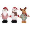 Juguete de peluche que brilla intensamente de pie de Navidad Decoración colgante de árbol de Navidad lindo y suave (Anciano)