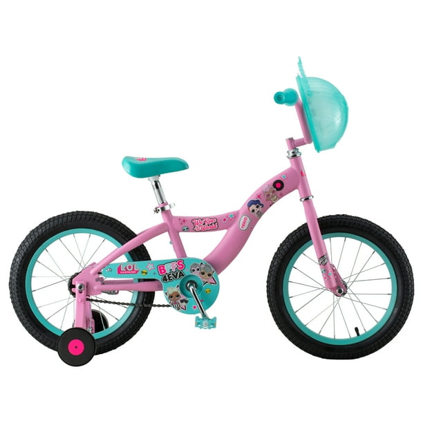 LOL Surprise kids bike, 16inch wheel, single speed, pink