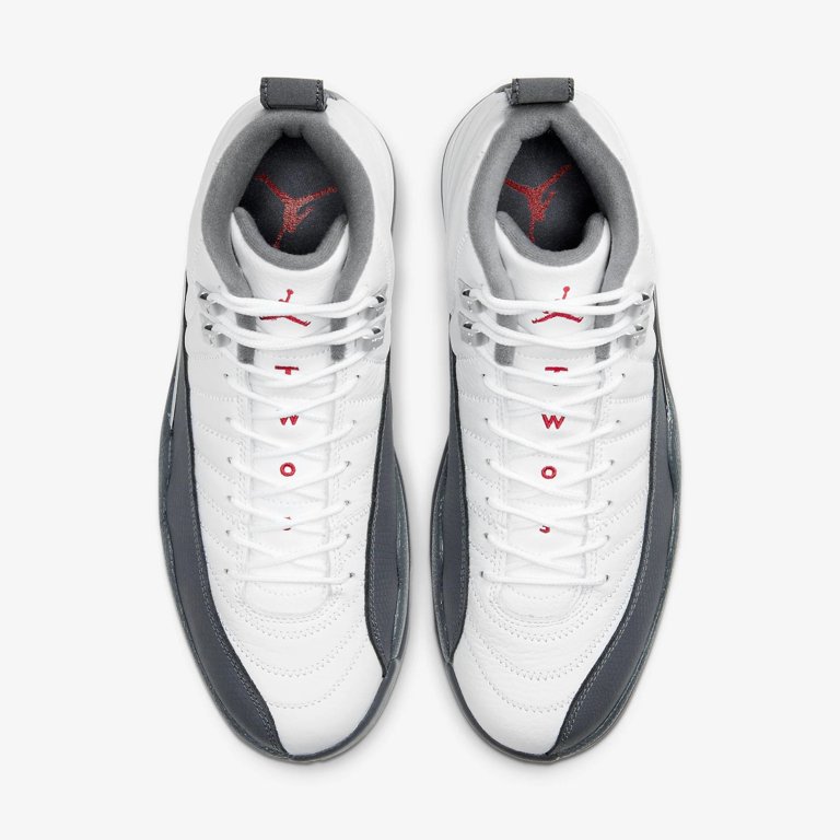 jordan 12 white gray