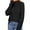 Black, variant on MSJUHEG Womens Sweaters Turtleneck Sweater Women Acrylic Fibres High Neck Pullover Style Long Sleeves Lightweight Women'S Sweaters Gray S
