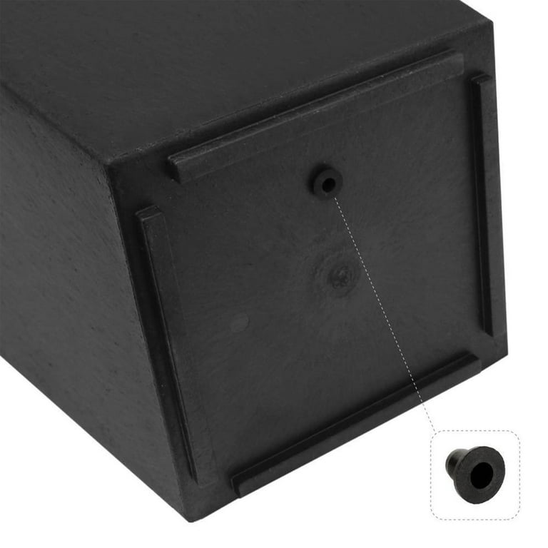 Tierra Verde Sonata Self-Watering Planter, 20 in, Black, 2 Pack photo 8