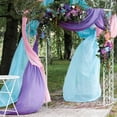 thumbnail image 4 of CJC 1 Panel Wedding Arch Drapes Chiffon Fabric, Sheer Voile Scarf Valance for Arbor Archway Ceremony Party Decor, 4 of 8