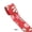 Red, variant on Wired Edge Glitter Peppermint Candy Ribbon Red White Green Whimsical Christmas Trim For Wreath Tree Craft 10 Yards