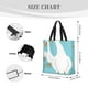 thumbnail image 3 of Easygdp Three White Geese Bolsa Tote para Mujer, Bolso de Hombro para Trabajo, Playa, Viajes, Compras y Supermercado, 3 of 7