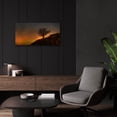 thumbnail image 5 of Epic Art 'Lone Tree in Sunset' by Tom Quartermaine, Acrylic Glass Wall Art, 24"x12", 5 of 8