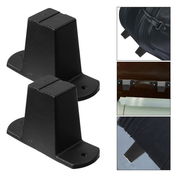 MERRYHAPY Black Luggage Feet Pads Durable and Stylish Repair Parts for Luggage 8Pcs