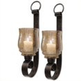 thumbnail image 1 of Beaumont Lane Antique Bronze Metall Small Wall Sconces (Set of 2), 1 of 2