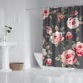 thumbnail image 3 of Waterproof Pioneer Shower Curtain 72x84 Inch Polyester Unique Cute Floral Shower Curtain for Bathroom Hotel Home Decor with 12 Plastic Hooks, 3 of 5