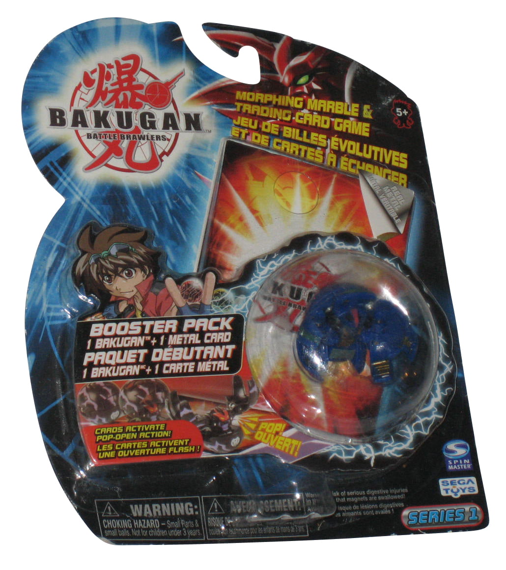 Bakugan Battle Brawlers (2007) 1 Laserman Blue Aquos Booster Pack Toy - Walmart.com