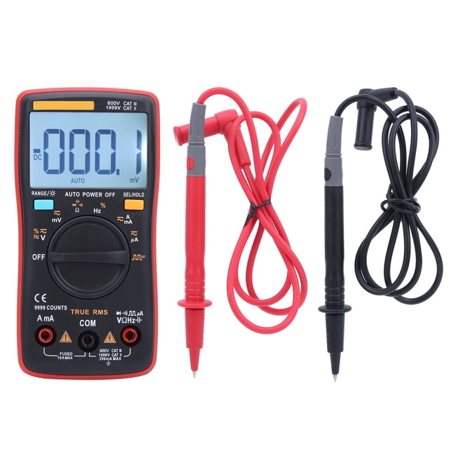 Ampèremètre Voltmètre, ZT109 Multimètre Numérique Professionnel Multi Testeur Multimètre Conception de Pointe
