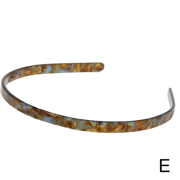 TUWAFE Tortoiseshell Acetate Thin Hairband for Women Girls,Fashion Hair Hoop