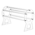 thumbnail image 5 of RENACLIPY Clear Acrylic Headband Organizer Stand Versatile Design Easy Setup, 5 of 7