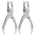 thumbnail image 3 of Single Hole Punch, 45 Steel 2Pcs Handheld Punch Tool Professional  For Clothing Plate Making For Punching Documents For Proofing For Packaging Knife Edge, 3 of 8