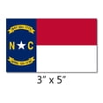 thumbnail image 2 of North Carolina - United State of America State Flag Vinyl Decal Sticker Car Window Bumper 5 X 3 Inches, 2 of 3