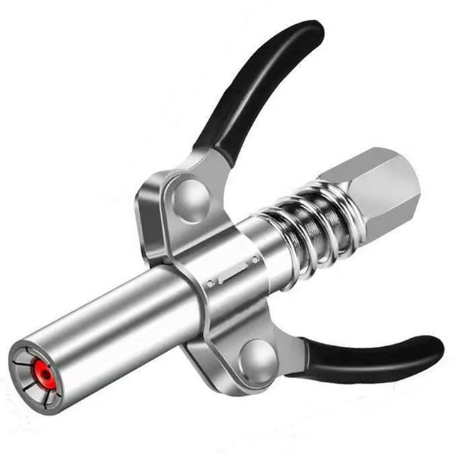 Acoplador de grasa de acero inoxidable de liberación rápida Doble manija Bloqueo fuerte en accesorios de boquilla de grasa para automóviles
