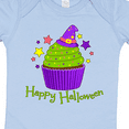 thumbnail image 4 of Inktastic Happy Halloween- Cute Witch Hat Cupcake Boys or Girls Baby Bodysuit, 4 of 5