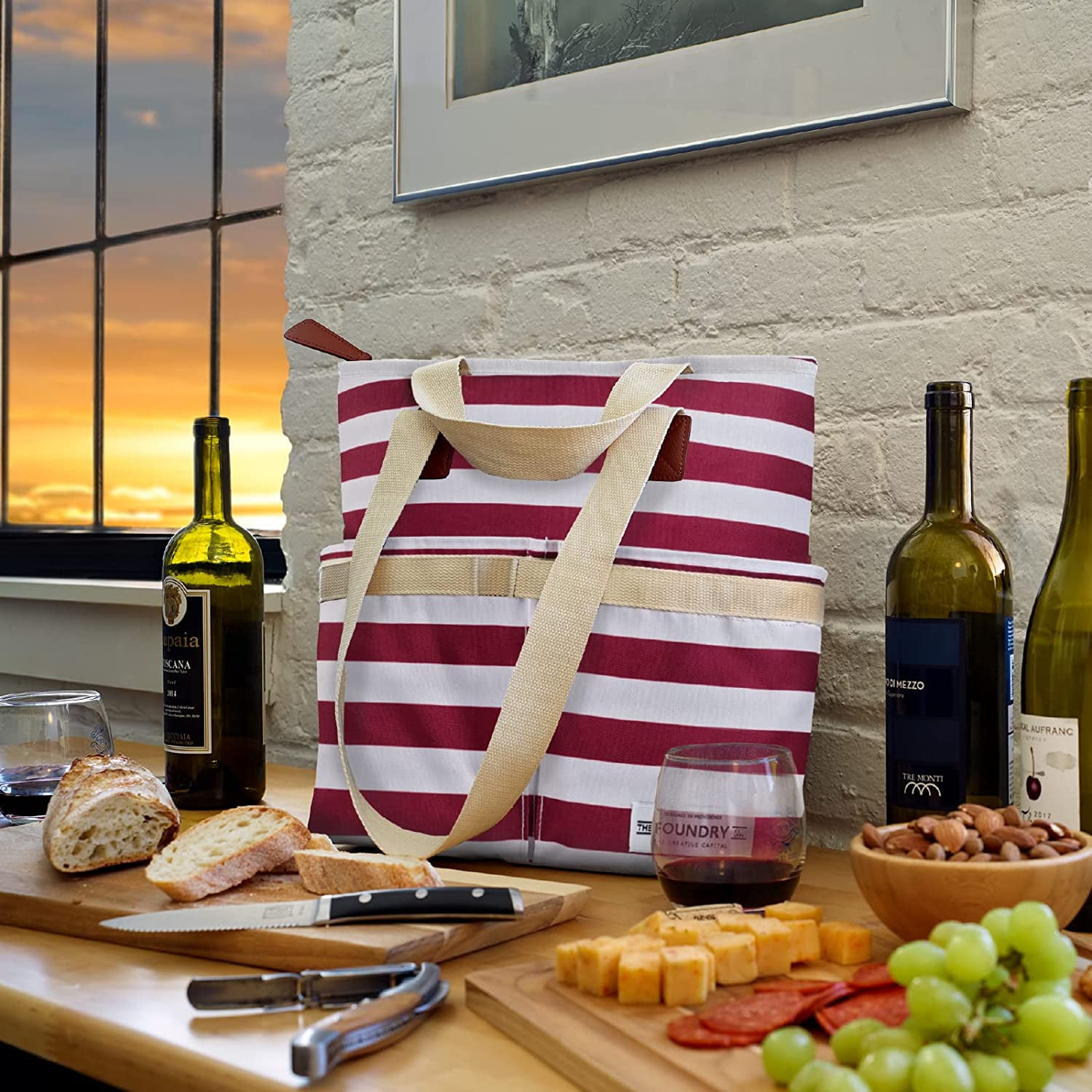 Fitfreshffmerlotnewportstripetote