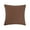 Cocoa Brown, variant on Regent Clay Cotton Blend Accent Throw Pillow 18" x 18"