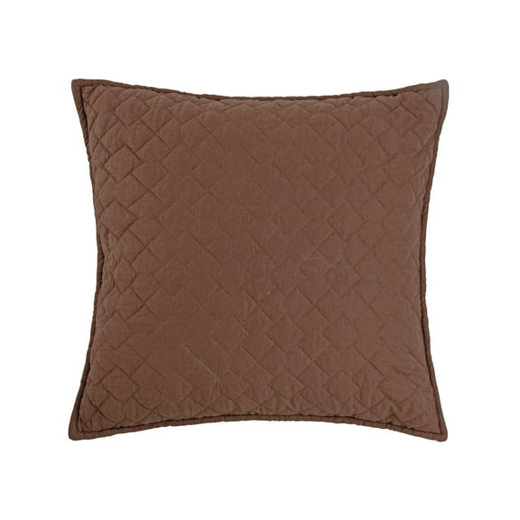 Regent Cocoa Pillow, 18" x 18"