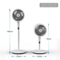 thumbnail image 3 of Ventilador de Pedestal CM-TOP Oscilación 32 Velocidades Blanco, 3 of 10