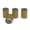 Gold, variant on Subdued Reverse American USA Flag Black White Military Tactical Tire Rim Wheel Aluminum Valve Stem Caps - Blue