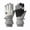 Gray, variant on qolati Ski Gloves Winter Warm Waterproofs Gloves Touchscreen Breathable Elastic Cuff Thick Snow Gloves for Men Women for Outdoor Sports,Snowboarding,Skiing