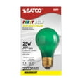 thumbnail image 7 of Satco 25 Watt A19 Incandescent - Ceramic Green - 1000 Average rated hours, 7 of 7