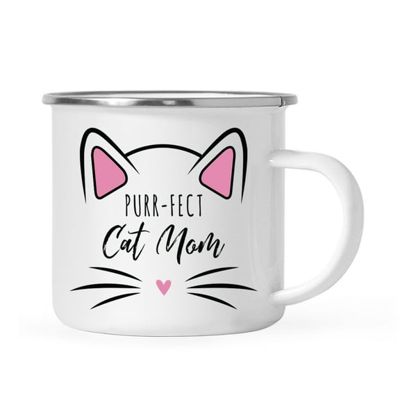 Koyal Wholesale Funny Cat Lover Campfire Coffee Mug, Purr-fect Cat Mom