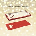 thumbnail image 2 of FIEWESEY Compatible with Samsung Galaxy Note 9 Case,Cute Girly Glitter Diamond Rhinestone Bumper with Ring Kickstand Pink TPU Protective Cover Case for Samsung Galaxy Note 9 Bling - Red, 2 of 7