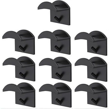 

Self-Adhesive Hat Hooks - Set of 10 Punch-Free Wall Mount Hat Hangers