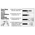 thumbnail image 4 of Fastronix Top Post Battery Cable Compression Terminal (4 Gauge Positive), 4 of 4