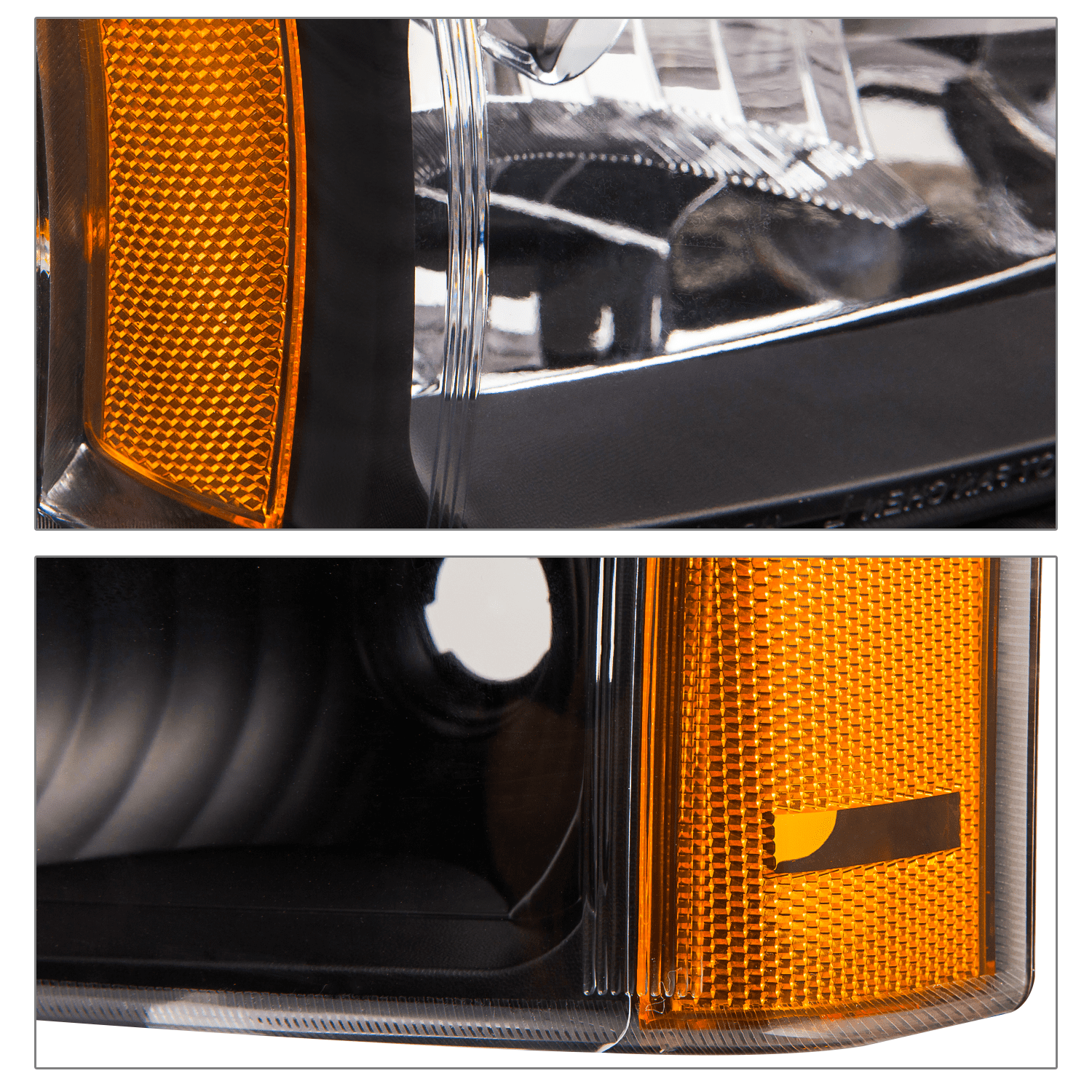 M-AUTO Headlight Assembly Kit for 03 04 Silverado 2500, 03-07 Avalanche 1500 2500, Silverado 1500 1500HD 2500HD 3500 Truck