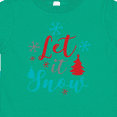 thumbnail image 4 of Inktastic Let It Snow, Snowflakes, Christmas - Red Blue Gray Boys or Girls Toddler T-Shirt, 4 of 5