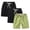 Z-05Light Green, variant on KAUOD 3 Pack Kids Midi Shorts Boys Girls Elastic Waist Casual Bermuda Shorts Summer Drawstring Solid Short Pants