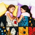 thumbnail image 4 of Flannel Fleece Throw Blanket, Soft Large Throw Blanket, Lightweight Cozy Plush Throw Blanket Fit Sofa Bed, 30"x40", Patchwork Floral Pattern, 4 of 8