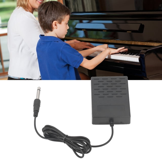 Universal Sustain Pedal Electric Keyboard Control Momentary Switch Musician ABS Metal