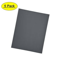 Uxcell 800 Grits Waterproof Sandpaper Wet Dry Sand Paper Wood Furniture Finishing Silicone Grey 5pcs