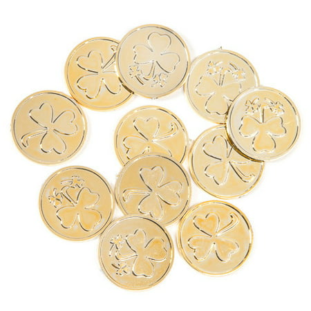 Create festive gifts for friends and family using these fake gold coins. The shamrock decor brings the Irish spirit to St. Patrick's day