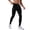 Black, variant on Men's Striped Tights Compression Pants Workout Running Gym Legging Pants Red XXL