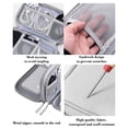 thumbnail image 4 of Dvruxg Sac de Rangement pour Accessoires Numériques - Organisateur d'Alimentation Multi-Couches - Étui de Protection pour Disque Dur - Support Portable pour Clé USB, 4 of 5
