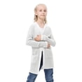 thumbnail image 3 of Girl's Open Front Cardigan Long Sleeve Knit Sweaters Lightweight Outerwear Coats with Pockets, 3 of 5