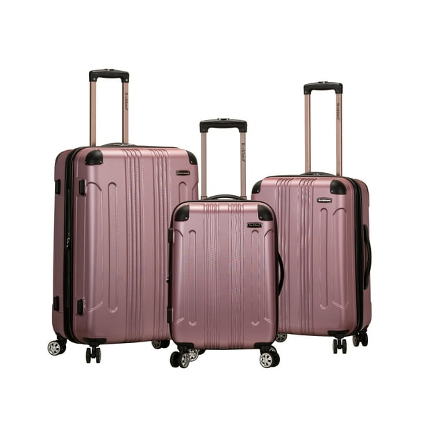 Rockland Luggage Sonic 3 Piece Hardside Spinner Luggage Set, F190 ...